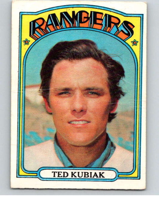1972 O-Pee-Chee Baseball #23 Ted Kubiak  Texas Rangers  V66066 Image 1