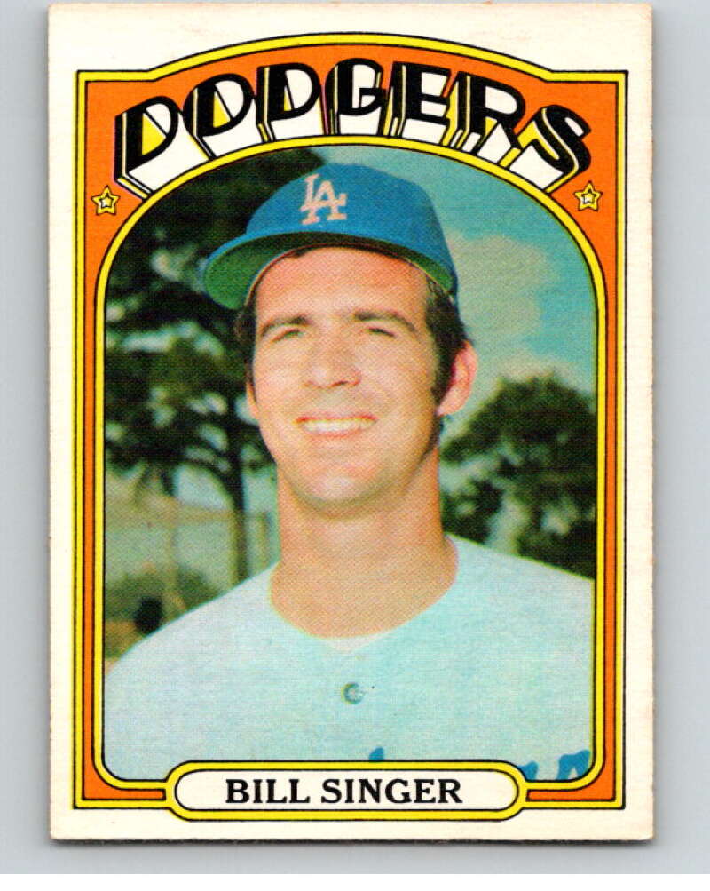 1972 O-Pee-Chee Baseball #25 Bill Singer Los Angeles Dodgers V66069 Image 1