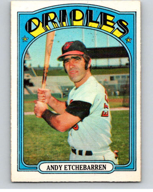 1972 O-Pee-Chee Baseball #26 Andy Etchebarren  Baltimore Orioles  V66070 Image 1