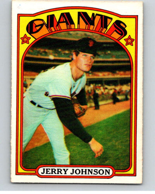 1972 O-Pee-Chee Baseball #35 Jerry Johnson  San Francisco Giants  V66079 Image 1