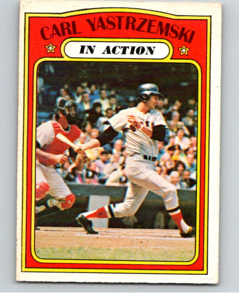 1972 O-Pee-Chee Baseball #38 Carl Yastrzemski IA Boston Red Sox V66080 Image 1
