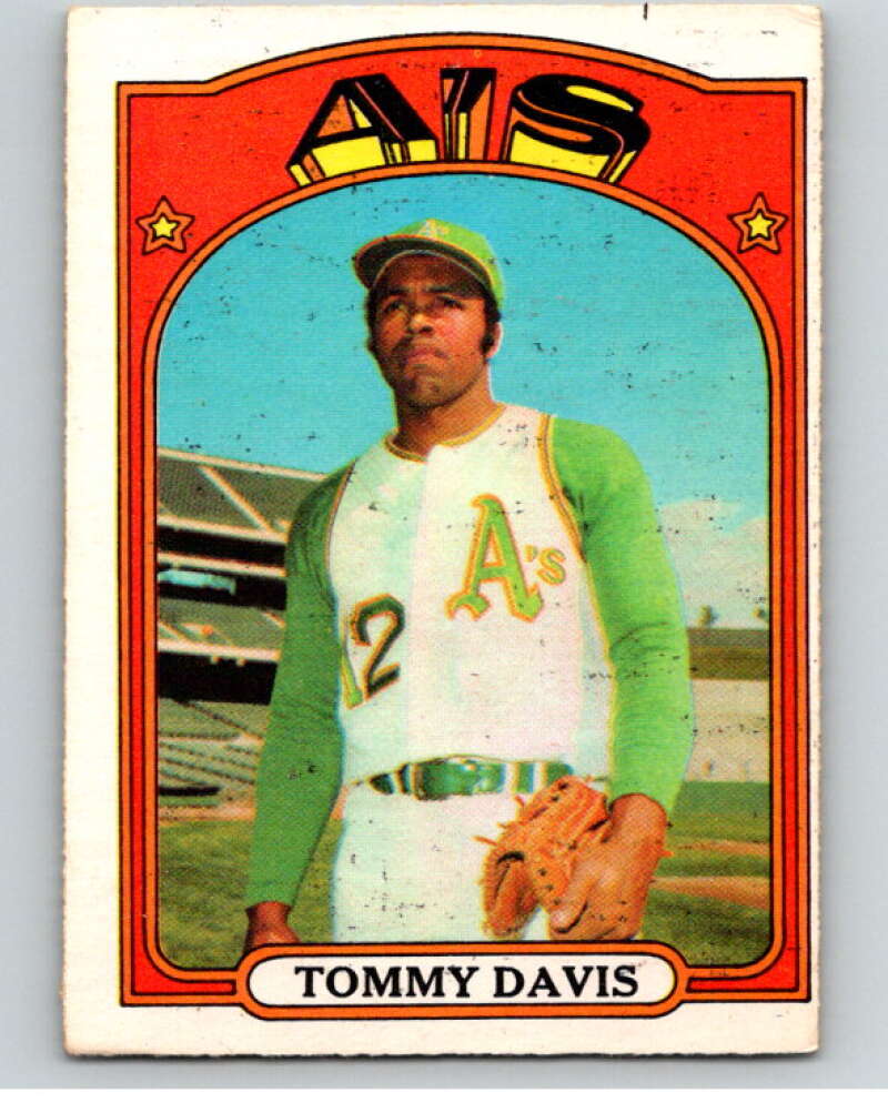 1972 O-Pee-Chee Baseball #41 Tommy Davis Oakland Athletics V66086 Image 1