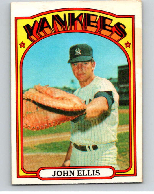 1972 O-Pee-Chee Baseball #47 John Ellis  New York Yankees  V66092 Image 1