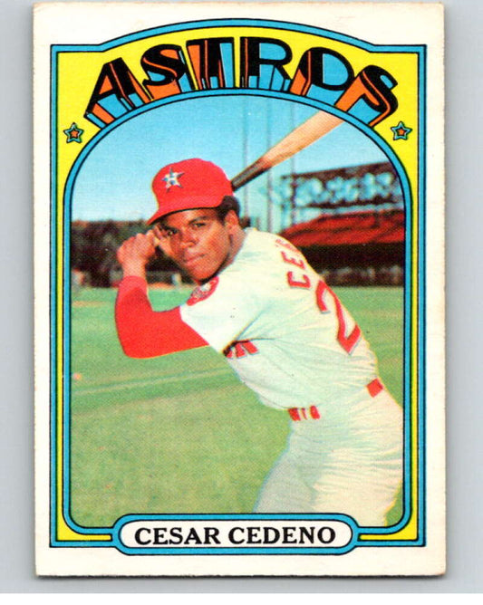 1972 O-Pee-Chee Baseball #65 Cesar Cedeno  Houston Astros  V66114 Image 1