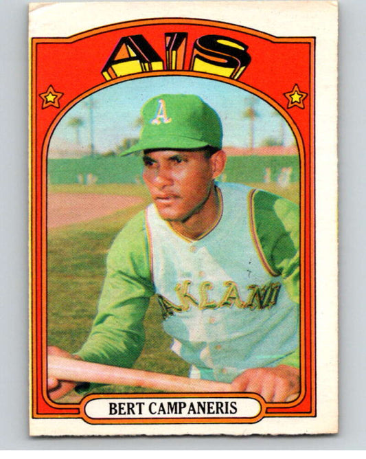 1972 O-Pee-Chee Baseball #75 Bert Campaneris  Oakland Athletics  V66125 Image 1