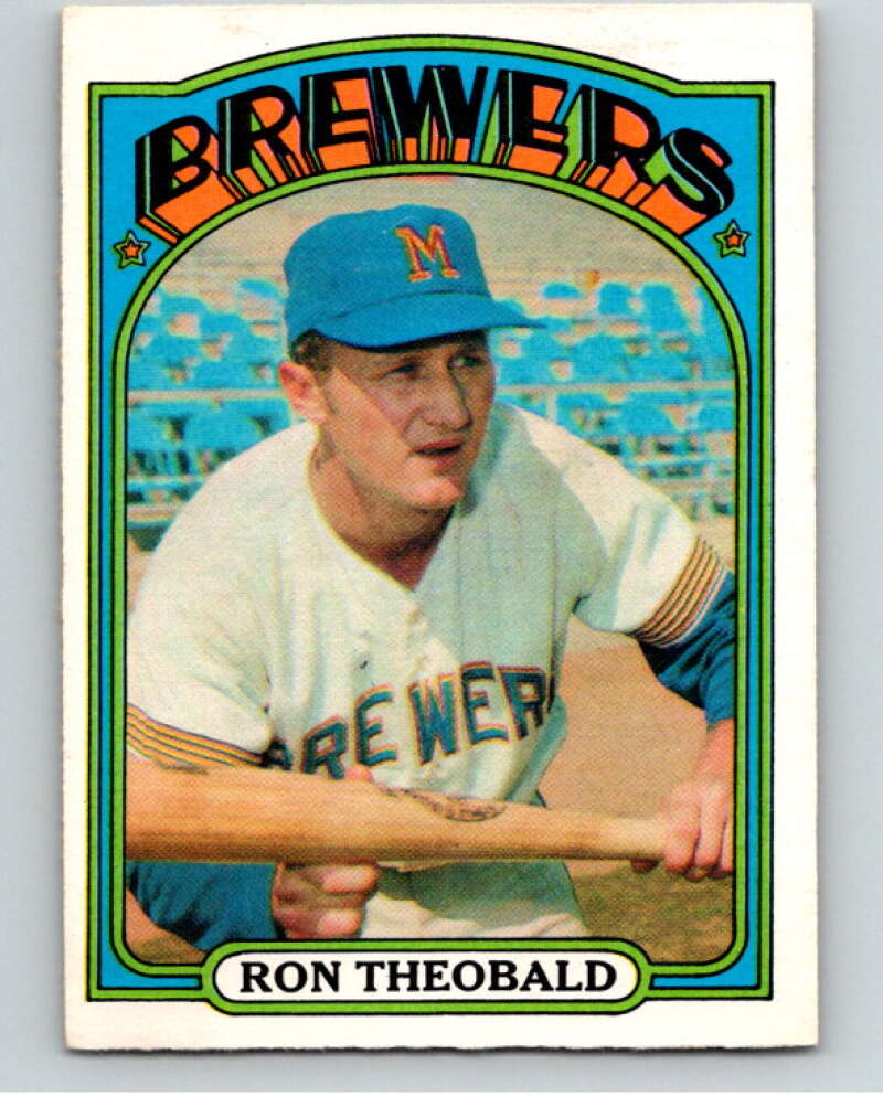 1972 O-Pee-Chee Baseball #77 Ron Theobald Milwaukee Brewers V66130 Image 1