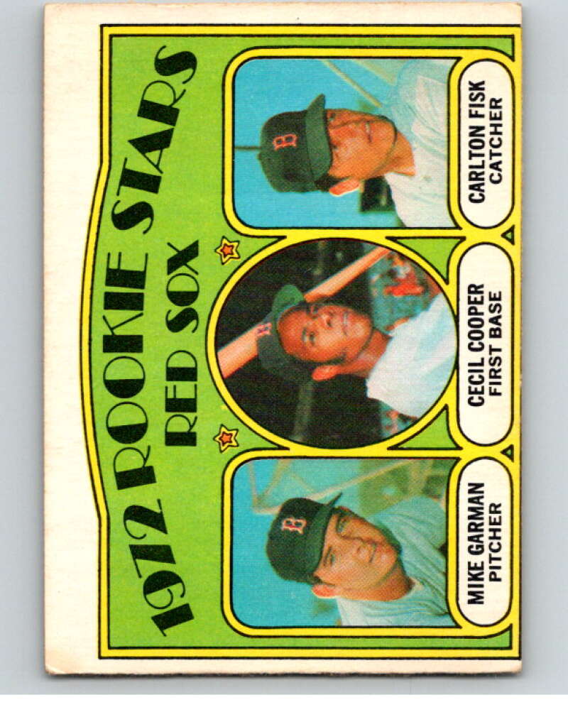 1972 O-Pee-Chee Baseball #79 Garman/Cooper/Carlton Fisk RC Rookie V66132 Image 1