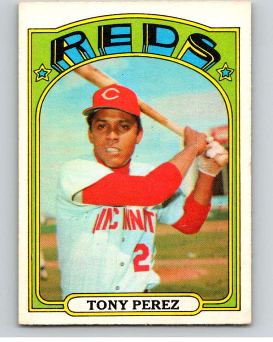 1972 O-Pee-Chee Baseball #80 Tony Perez  Cincinnati Reds  V66133 Image 1