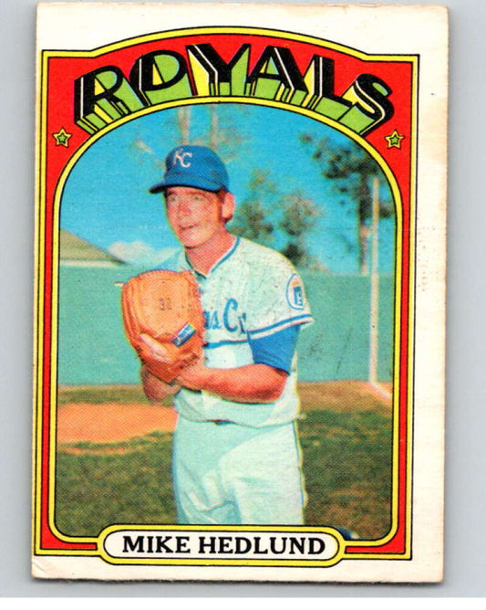 1972 O-Pee-Chee Baseball #81 Mike Hedlund  Kansas City Royals  V66134 Image 1