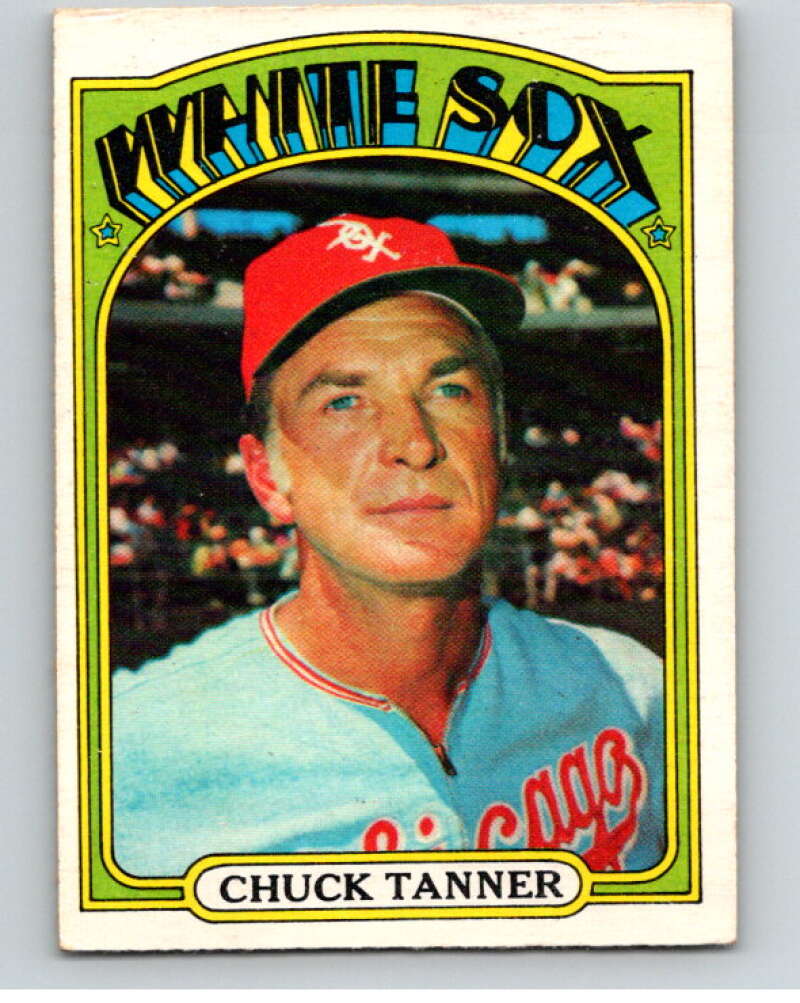1972 O-Pee-Chee Baseball #98 Chuck Tanner MG Chicago White Sox V66154 Image 1