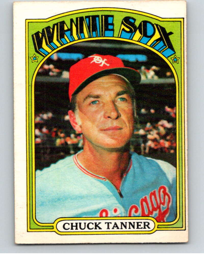 1972 O-Pee-Chee Baseball #98 Chuck Tanner MG Chicago White Sox V66155 Image 1