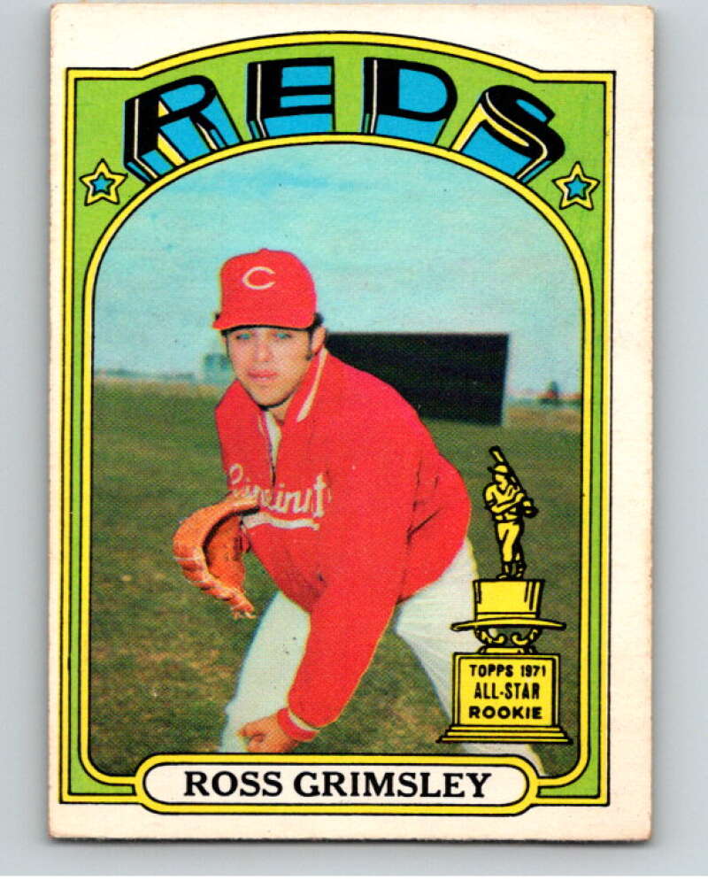 1972 O-Pee-Chee Baseball #99 Ross Grimsley Cincinnati Reds V66159 Image 1