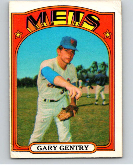 1972 O-Pee-Chee Baseball #105 Gary Gentry  New York Mets  V66163 Image 1