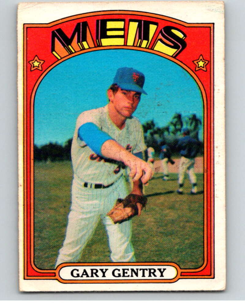 1972 O-Pee-Chee Baseball #105 Gary Gentry New York Mets V66164 Image 1