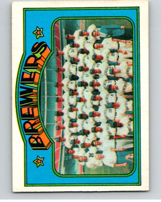 1972 O-Pee-Chee Baseball #106 Brewers Team  Milwaukee Brewers  V66166 Image 1
