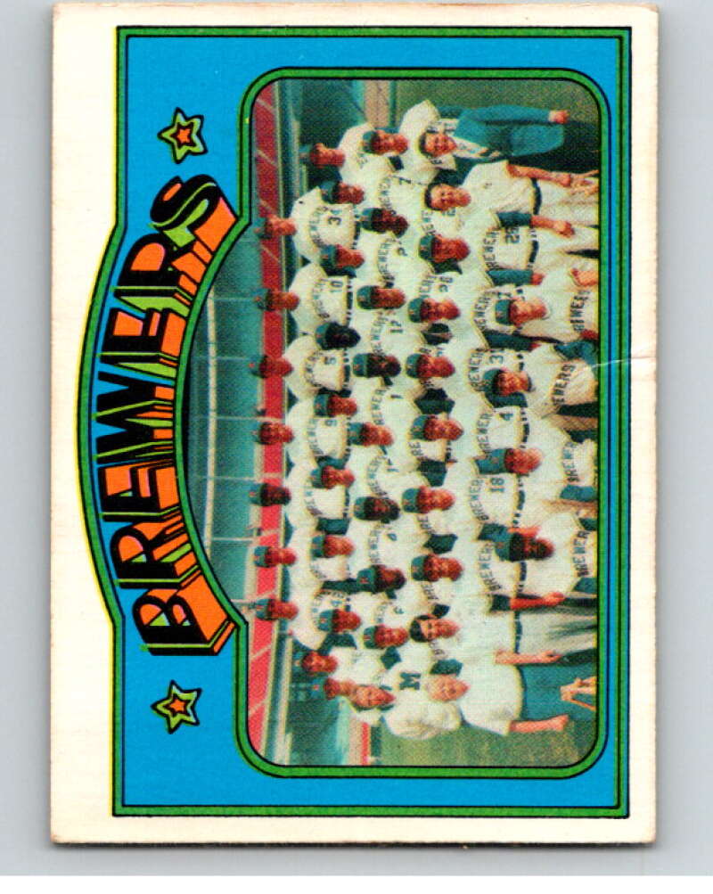 1972 O-Pee-Chee Baseball #106 Brewers Team Milwaukee Brewers V66167 Image 1