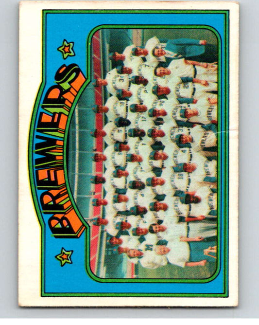 1972 O-Pee-Chee Baseball #106 Brewers Team  Milwaukee Brewers  V66167 Image 1