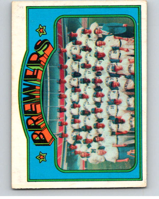 1972 O-Pee-Chee Baseball #106 Brewers Team  Milwaukee Brewers  V66168 Image 1