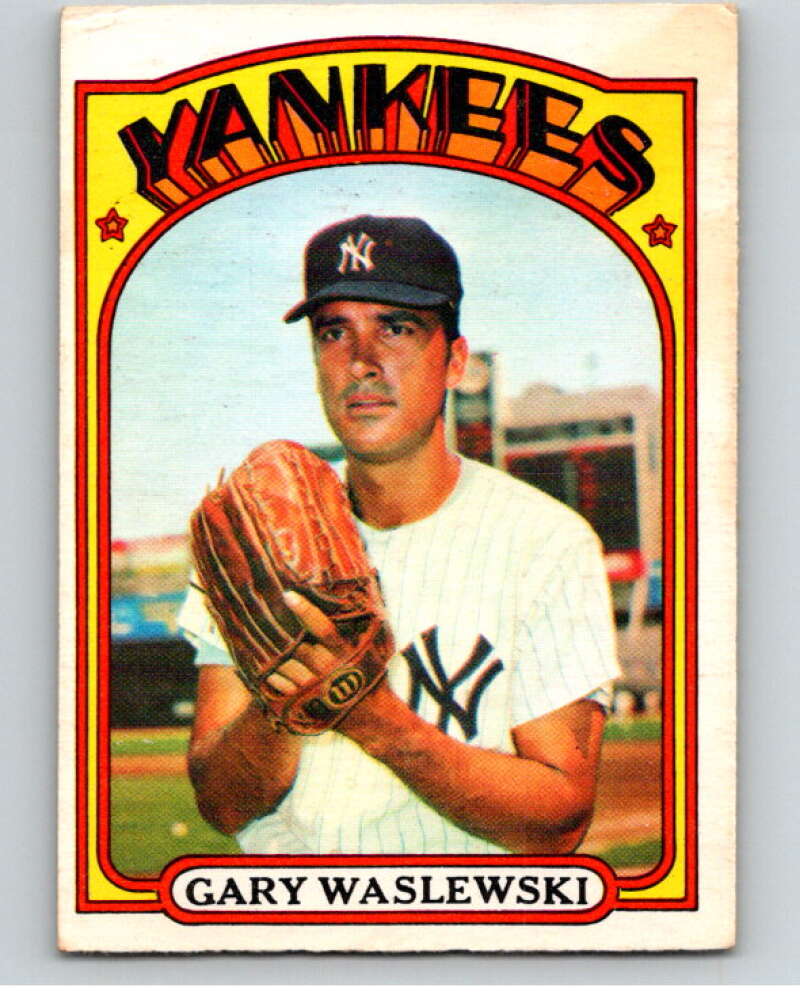 1972 O-Pee-Chee Baseball #108 Gary Waslewski New York Yankees V66169 Image 1