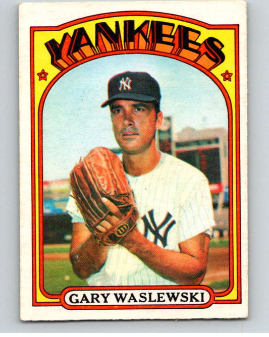 1972 O-Pee-Chee Baseball #108 Gary Waslewski  New York Yankees  V66170 Image 1