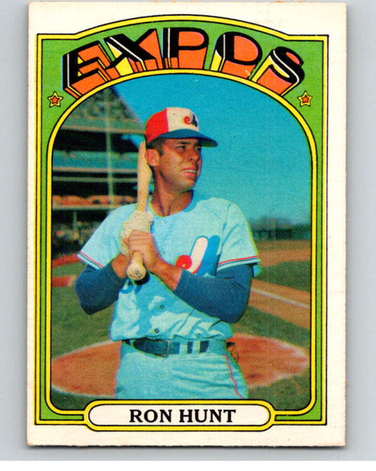 1972 O-Pee-Chee Baseball #110 Ron Hunt  Montreal Expos  V66171 Image 1