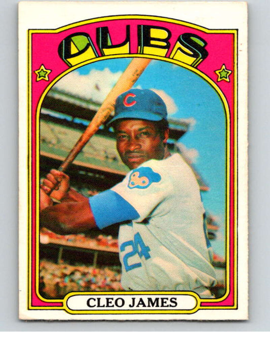 1972 O-Pee-Chee Baseball #117 Cleo James  Chicago Cubs  V66182 Image 1