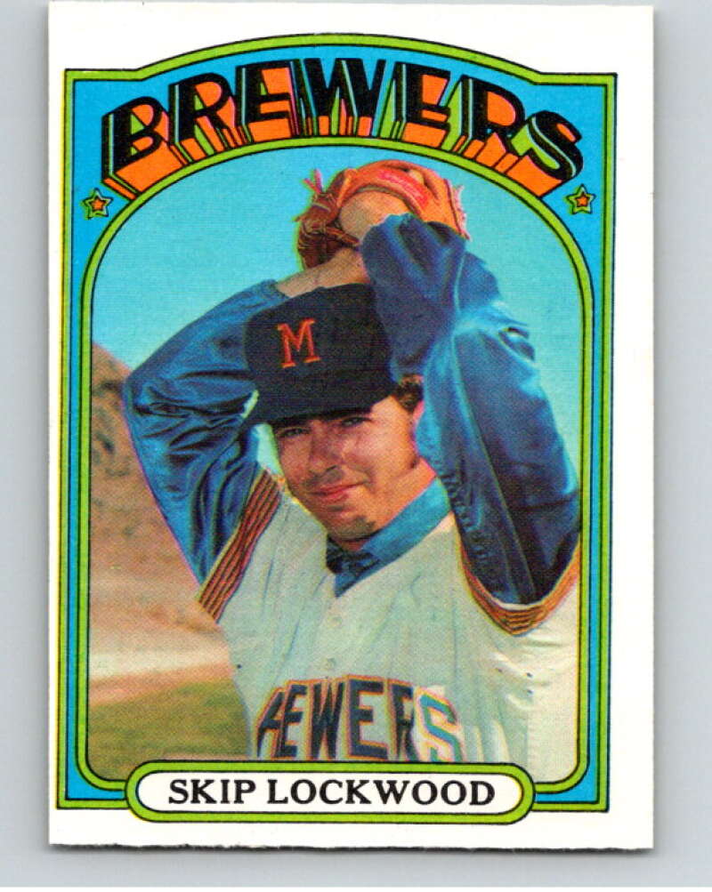 1972 O-Pee-Chee Baseball #118 Skip Lockwood Milwaukee Brewers V66184 Image 1