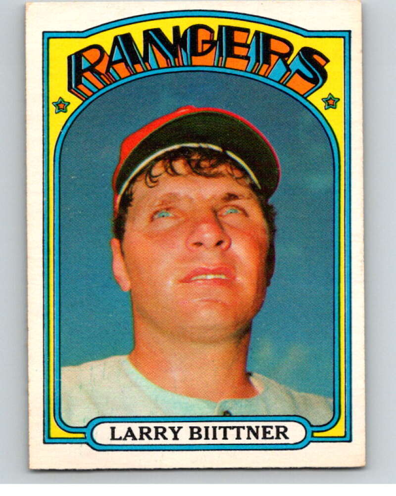1972 O-Pee-Chee Baseball #122 Larry Biittner Texas Rangers V66193 Image 1