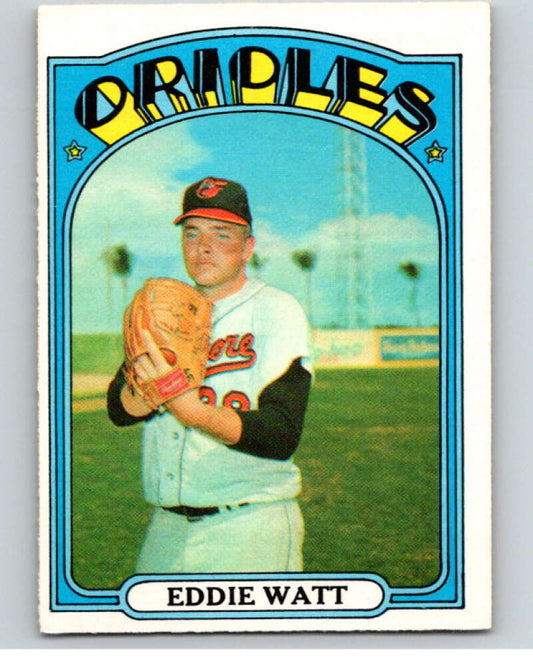 1972 O-Pee-Chee Baseball #128 Eddie Watt  Baltimore Orioles  V66197 Image 1