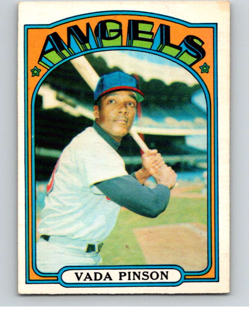 1972 O-Pee-Chee Baseball #135 Vada Pinson California Angels V66203 Image 1