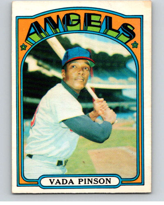 1972 O-Pee-Chee Baseball #135 Vada Pinson  California Angels  V66203 Image 1