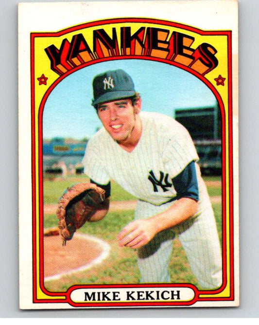 1972 O-Pee-Chee Baseball #138 Mike Kekich  New York Yankees  V66204 Image 1
