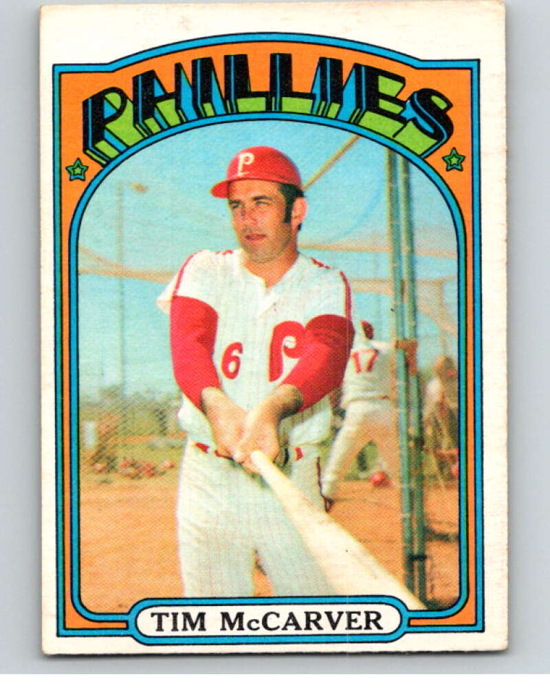 1972 O-Pee-Chee Baseball #139 Tim McCarver Philadelphia Phillies V66205 Image 1
