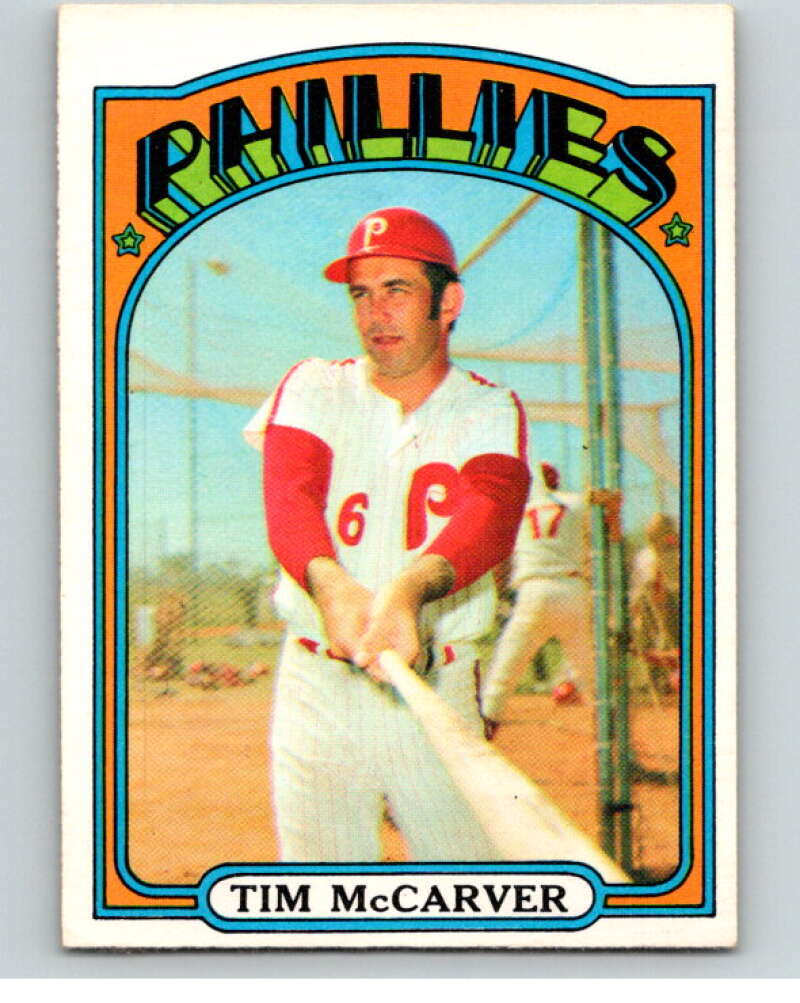 1972 O-Pee-Chee Baseball #139 Tim McCarver Philadelphia Phillies V66206 Image 1