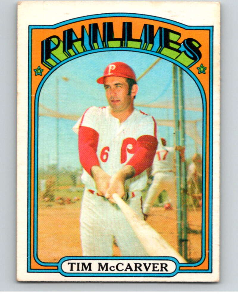 1972 O-Pee-Chee Baseball #139 Tim McCarver Philadelphia Phillies V66207 Image 1