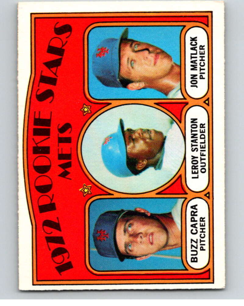 1972 O-Pee-Chee Baseball #141 Buzz Capra/Lee Stanton/Jon Matlack V66209 Image 1