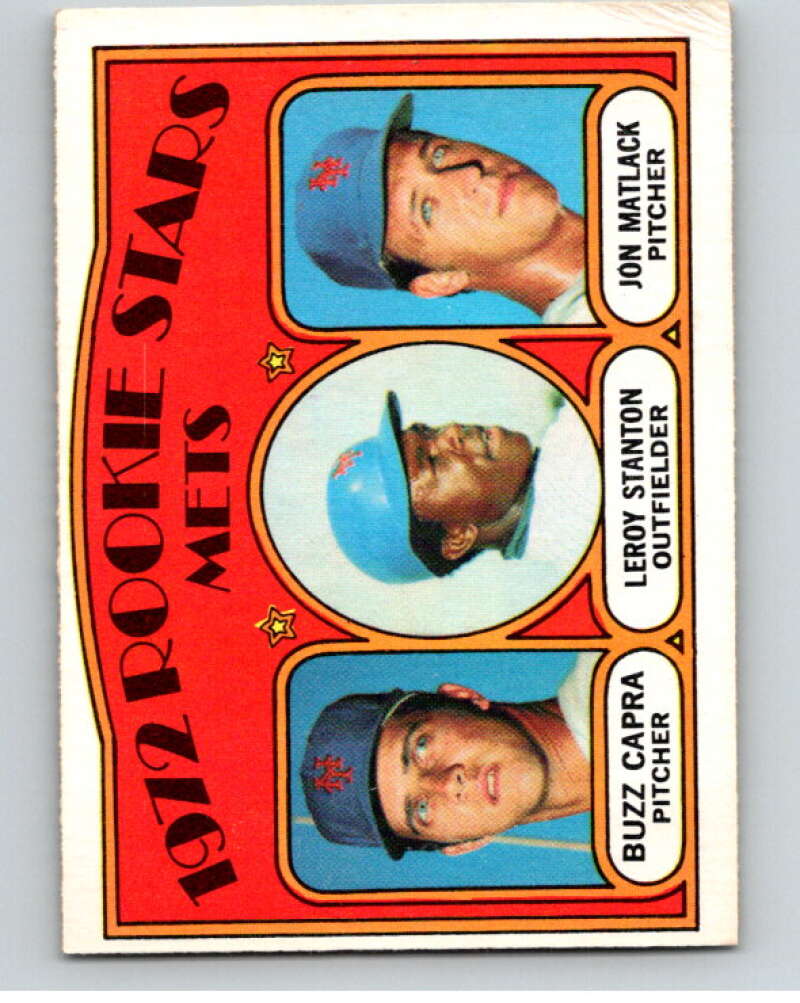 1972 O-Pee-Chee Baseball #141 Buzz Capra/Lee Stanton/Jon Matlack V66211 Image 1