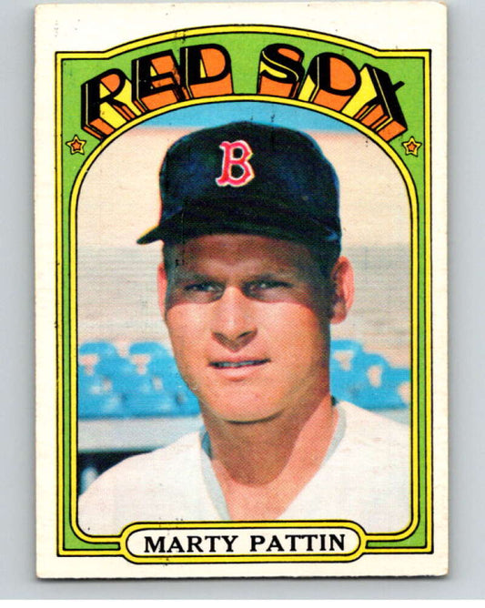 1972 O-Pee-Chee Baseball #144 Marty Pattin  Boston Red Sox  V66214 Image 1