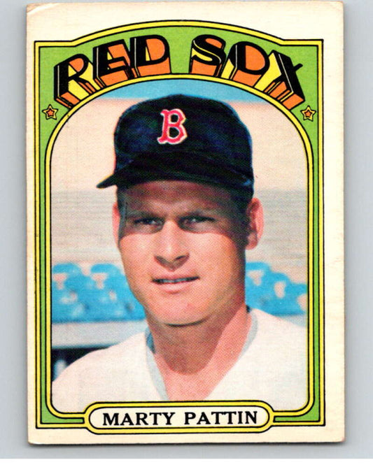 1972 O-Pee-Chee Baseball #144 Marty Pattin  Boston Red Sox  V66217 Image 1