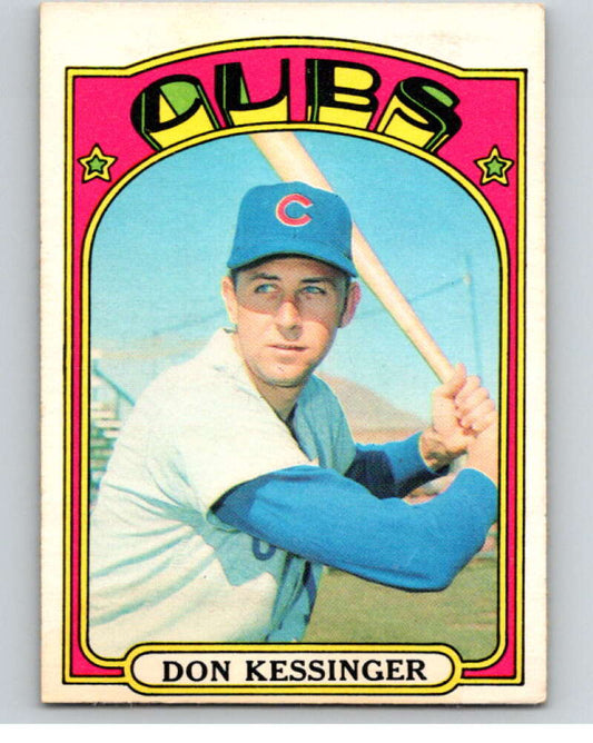 1972 O-Pee-Chee Baseball #145 Don Kessinger  Chicago Cubs  V66218 Image 1
