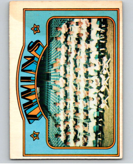 1972 O-Pee-Chee Baseball #156 Twins Team  Minnesota Twins  V66232 Image 1