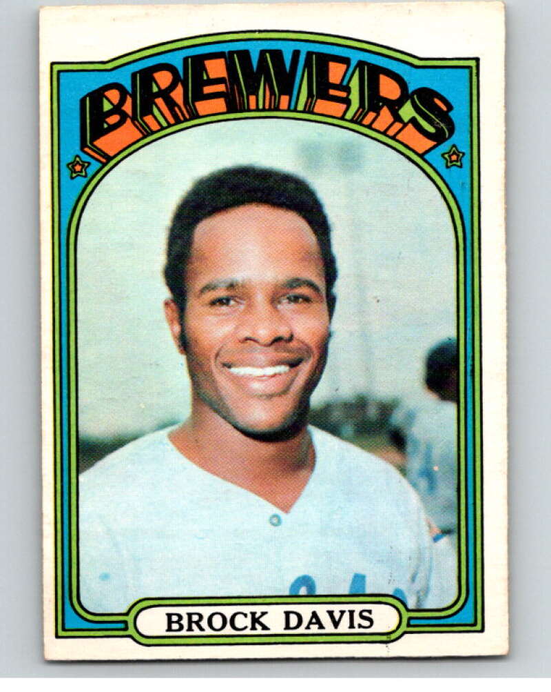 1972 O-Pee-Chee Baseball #161 Brock Davis Milwaukee Brewers V66234 Image 1