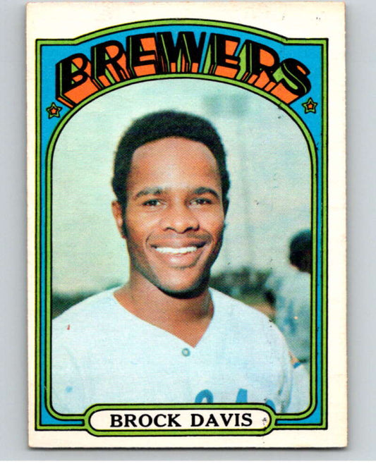 1972 O-Pee-Chee Baseball #161 Brock Davis  Milwaukee Brewers  V66235 Image 1