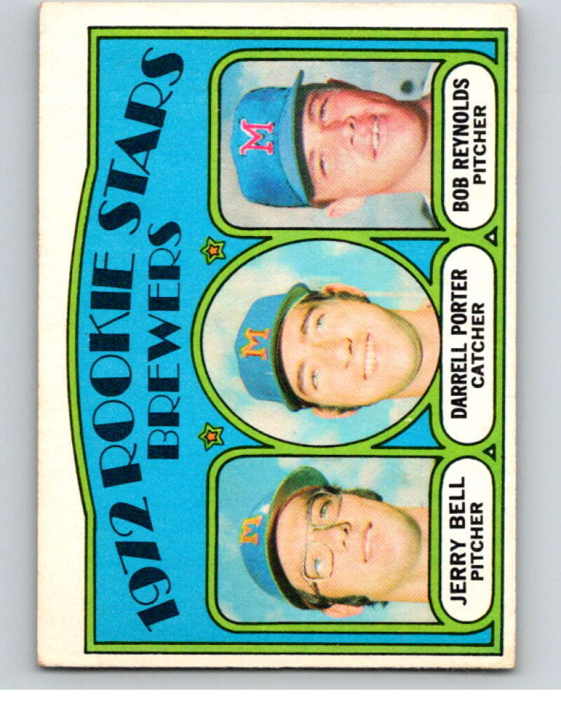 1972 O-Pee-Chee Baseball #162 Darrell Porter Milwaukee Brewers V66236 Image 1