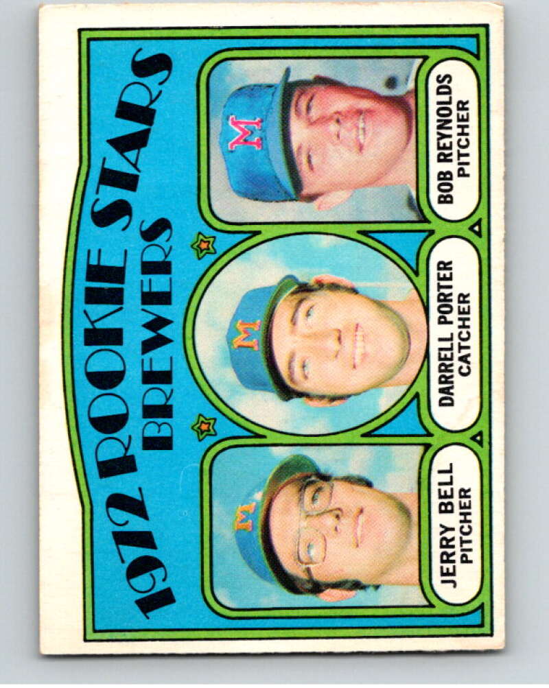 1972 O-Pee-Chee Baseball #162 Darrell Porter Milwaukee Brewers V66237 Image 1