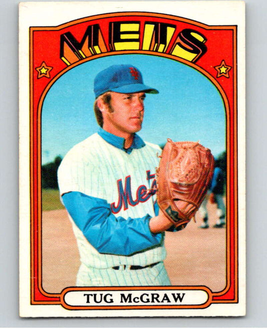 1972 O-Pee-Chee Baseball #163 Tug McGraw  New York Mets  V66238 Image 1