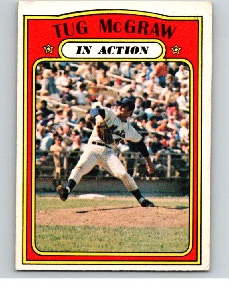 1972 O-Pee-Chee Baseball #164 Tug McGraw IA New York Mets V66239 Image 1
