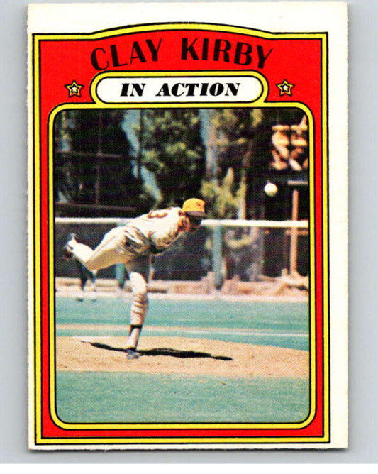 1972 O-Pee-Chee Baseball #174 Clay Kirby IA  San Diego Padres  V66254 Image 1