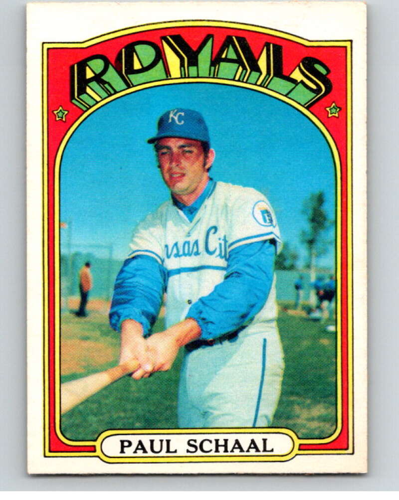 1972 O-Pee-Chee Baseball #177 Paul Schaal Kansas City Royals V66257 Image 1