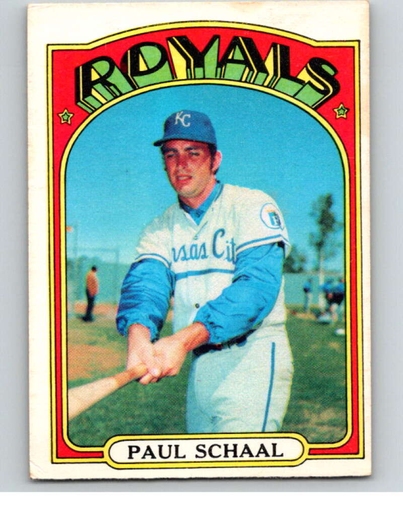 1972 O-Pee-Chee Baseball #177 Paul Schaal Kansas City Royals V66259 Image 1